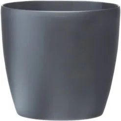 Pot De Fleurs Elho Brussels Rond Roues Ø40cm Anthracite