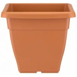 Pot Carré Elho "Torino Campana" Terre Cuite - Ø30cm - Brun