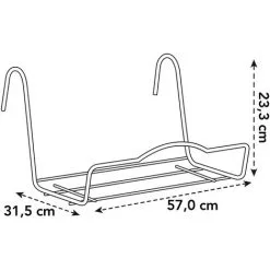 Support De Balcon Elho I Anthracite -ELHO Soldes 26842616 3