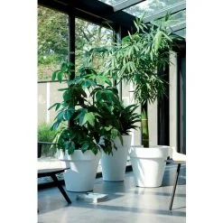 Pot Elho Pure Round Blanc 40cm -ELHO Soldes 26842624 4