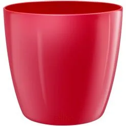 Pot De Fleurs Elho Brussels Diamond Rond Ø25cm Rouge