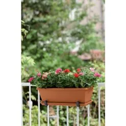 Balconnière Elho Barcelona Soucoupe 90cm Terre Cuite -ELHO Soldes 27542670 3