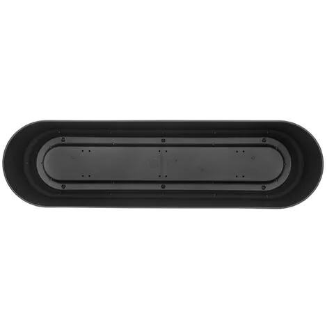 Balconnière Greenville Long 69 X 19,9 X 18,4 Cm - Noir - Elho - Noir 3 Balconnière Greenville Long 69 X 19,9 X 18,4 Cm - Noir - Elho - Noir – Image 3