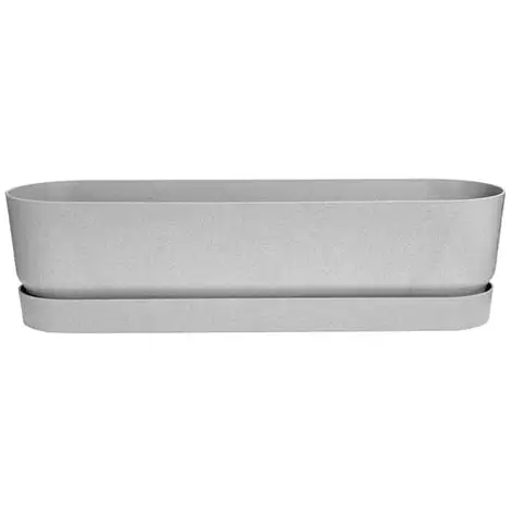 Balconnière Greenville Long 69 X 19,9 X 18,4 Cm - Gris Béton - Elho - Gris 1 Balconnière Greenville Long 69 X 19,9 X 18,4 Cm - Gris Béton - Elho - Gris