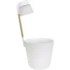 ELHO Pot De Fleurs Rond Flower Light Ø 27 X H.61 Cm - Blanc - Blanc