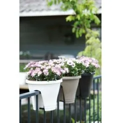 ELHO Bac De Balcon Corsica Flower Bridge 30 - Gris Anthracite - Extérieur & Balcon - L 29,6 X W 29,6 X H 24 Cm 8 ELHO Bac De Balcon Corsica Flower Bridge 30 - Gris Anthracite - Extérieur & Balcon - L 29,6 X W 29,6 X H 24 Cm -ELHO Soldes 44410094 4