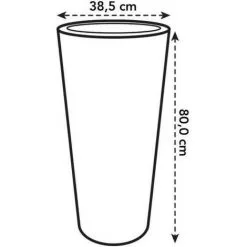 ELHO Pure Straight High Smart LED 40 Transparent -ELHO Soldes 44411453 4