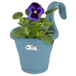 ELHO Jardiniere De Balcon Corsica Simple - Bleu Vintage - Extérieur & Balcon - L 19,4 X W 27,1 X H 25,9 Cm -ELHO Soldes 44413426 3