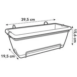 ELHO Barcelona Balconniere 40 Anthracite -ELHO Soldes 44414274 4