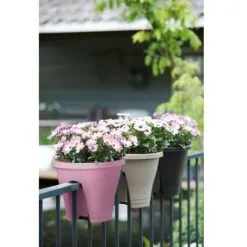 ELHO Bac De Balcon Corsica Flower Bridge 30 - Violet Vif - Extérieur & Balcon - L 29,6 X W 29,6 X H 24 Cm -ELHO Soldes 44414537 4