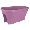 ELHO Bac De Balcon Corsica Flower Bridge 60 - Violet Vif - Extérieur & Balcon - L 29,6 X W 58 X H 24 Cm