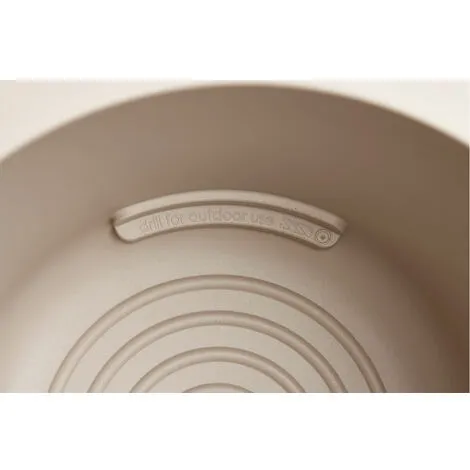 Pot De Fleurs Rond En Plastique Extérieur/intérieur Ø 35 Cm Elho Pure Coupe Greige - Beige 4 Pot De Fleurs Rond En Plastique Extérieur/intérieur Ø 35 Cm Elho Pure Coupe Greige - Beige – Image 4