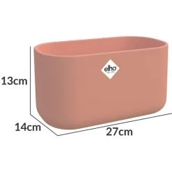 ELHO Jardinière Ovale Pot De Fleur Rose 3,7L Bac à Fleurs En Plastique Pour Jardin Terrasse Décoration 9 ELHO Jardinière Ovale Pot De Fleur Rose 3,7L Bac à Fleurs En Plastique Pour Jardin Terrasse Décoration -ELHO Soldes 50267153 5