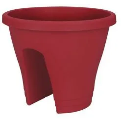 ELHO Bac De Balcon Corsica Flower Bridge 30 - Fruits Rouges - Extérieur & Balcon - L 29,6 X W 29,6 X H 24 Cm