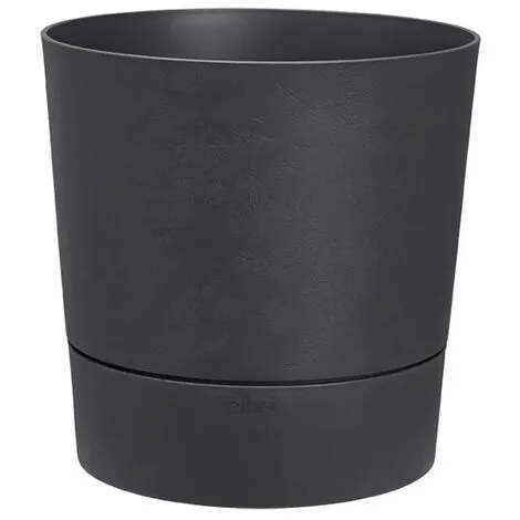 Pot De Fleurs Rond Extérieur/intérieur Ø 30 Cm Elho Aqua Care Greensense Gris Charbon - Gris 1 Pot De Fleurs Rond Extérieur/intérieur Ø 30 Cm Elho Aqua Care Greensense Gris Charbon - Gris