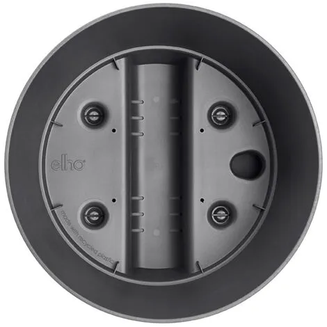 Pot De Fleurs Rond Extérieur/intérieur Ø 30 Cm Elho Aqua Care Greensense Gris Charbon - Gris 3 Pot De Fleurs Rond Extérieur/intérieur Ø 30 Cm Elho Aqua Care Greensense Gris Charbon - Gris – Image 3