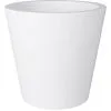 ELHO Pot De Fleurs Rond Pure Straight Ø 65 X H.68 Cm - Blanc - Blanc