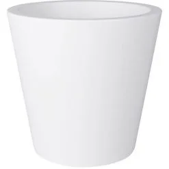 ELHO Pot De Fleurs Rond Pure Straight Ø 65 X H.68 Cm - Blanc - Blanc