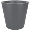 ELHO Pot De Fleurs Rond Pure Straight Ø 65 X H.68 Cm - Anthracite - Anthracite