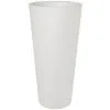 ELHO Pot De Fleurs Rond Pure Straight High Ø 60 X H.125 Cm - Blanc - Blanc