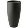 ELHO Pot De Fleurs Rond Pure Soft Round High Ø 35 X H.62 Cm - Anthracite - Anthracite