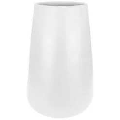 ELHO Pot De Fleurs Pure Cone High Ø 55 X H.84 Cm - Blanc - Blanc