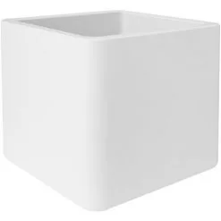 ELHO Pot De Fleurs Pure Soft Brick 50 X H.50 Cm - Blanc - Blanc