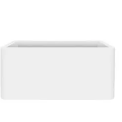 ELHO Pot De Fleurs Pure Soft Brick Long 80 X 39 X H.39 Cm - Blanc - Blanc