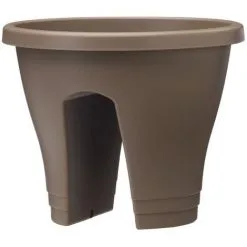 Pot De Fleurs Elho Corsica Flower Bridge Ø 30 Cm H. 24 Cm Taupe - Taupe