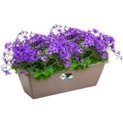 Pot Elho 'Brussels Diamond' Rond Gris Perle 22 Cm -ELHO Soldes 52183521 4