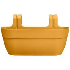 Balconnière En Plastique Elho Vibia Campana Easy Hanger Large Jaune Miel - 46 X 24 X 26,5 Cm - Jaune