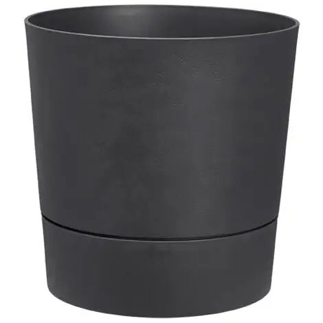 Pot De Fleurs Rond Extérieur/intérieur Ø 43 Cm Elho Aqua Care Greensense Gris Charbon - Gris 1 Pot De Fleurs Rond Extérieur/intérieur Ø 43 Cm Elho Aqua Care Greensense Gris Charbon - Gris