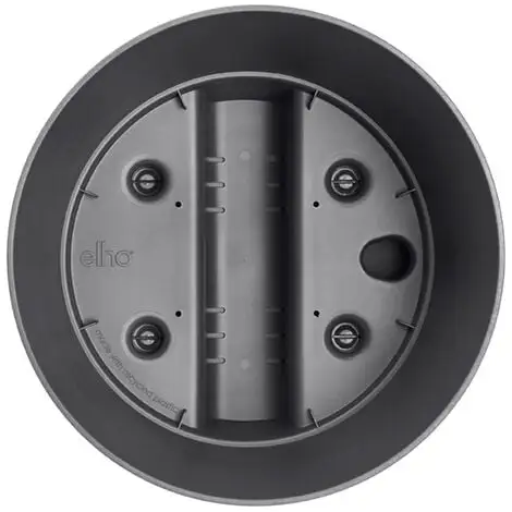 Pot De Fleurs Rond Extérieur/intérieur Ø 43 Cm Elho Aqua Care Greensense Gris Charbon - Gris 3 Pot De Fleurs Rond Extérieur/intérieur Ø 43 Cm Elho Aqua Care Greensense Gris Charbon - Gris – Image 3