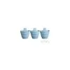 ELHO - Pot De Fleurs - Vibia Campana Foret Vertical Set/3 - Bleu Vintage - Balcon Extérieur - L 17.1 X W 20.7 X H 29.7 Cm