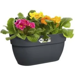 ELHO - Pot De Fleurs - Vibia Campana Easy Hanger Medium - Anthracite - Balcon Extérieur - L 24.1 X W 36 X H 26.5 Cm -ELHO Soldes 57866291 3