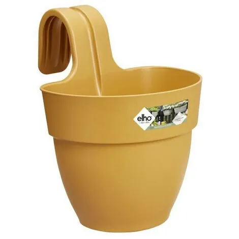 ELHO - Pot De Fleurs - Vibia Campana Easy Hanger Small - Jaune Miel - Balcon Extérieur - L 24.1 X W 20.5 X H 26.5 Cm 1 ELHO - Pot De Fleurs - Vibia Campana Easy Hanger Small - Jaune Miel - Balcon Extérieur - L 24.1 X W 20.5 X H 26.5 Cm