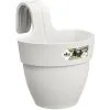ELHO - Pot De Fleurs - Vibia Campana Easy Hanger Small - Blanc Soie - Balcon Extérieur - L 24.1 X W 20.5 X H 26.5 Cm