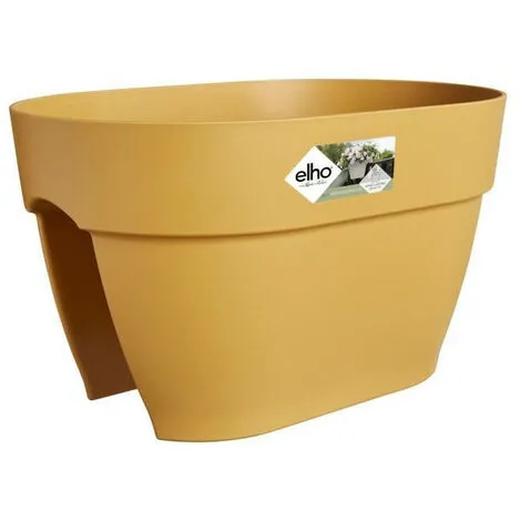 ELHO - Pot De Fleurs - Vibia Campana Flower Bridge 40 - Jaune Miel - Balcon Extérieur - L 26 X W 39 X H 22 Cm 1 ELHO - Pot De Fleurs - Vibia Campana Flower Bridge 40 - Jaune Miel - Balcon Extérieur - L 26 X W 39 X H 22 Cm