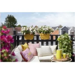 ELHO - Pot De Fleurs - Vibia Campana Flower Bridge 40 - Jaune Miel - Balcon Extérieur - L 26 X W 39 X H 22 Cm 7 ELHO - Pot De Fleurs - Vibia Campana Flower Bridge 40 - Jaune Miel - Balcon Extérieur - L 26 X W 39 X H 22 Cm -ELHO Soldes 58542482 4