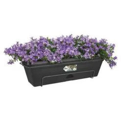 ELHO Balconniere Green Basics Allin1 50 - Extérieur & Balcon - L 25,7 X W 47,3 X H 16,7 Cm - Vivre Noir 7 ELHO Balconniere Green Basics Allin1 50 - Extérieur & Balcon - L 25,7 X W 47,3 X H 16,7 Cm - Vivre Noir -ELHO Soldes 58547860 3