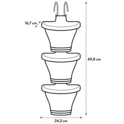 ELHO Corsica Foret Vertical 24 Set/3 Cerise -ELHO Soldes 58547879 4