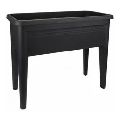 ELHO Table De Culture Green Basics Xxl Living Noir, L.36.5 X L.75.5 X H.65.1 Cm