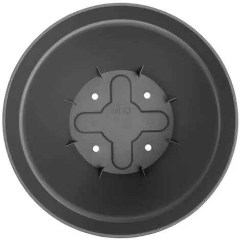 Pot De Fleurs Rond Vibia Campana - Ø 47 X H.40 Cm - Anthracite - Elho - Anthracite 2 Pot De Fleurs Rond Vibia Campana - Ø 47 X H.40 Cm - Anthracite - Elho - Anthracite – Image 2