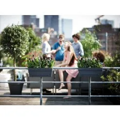 Balconnière Loft Urbain All In 1 - 50 Cm - Anthracite - Elho - Anthracite -ELHO Soldes 59730124 3