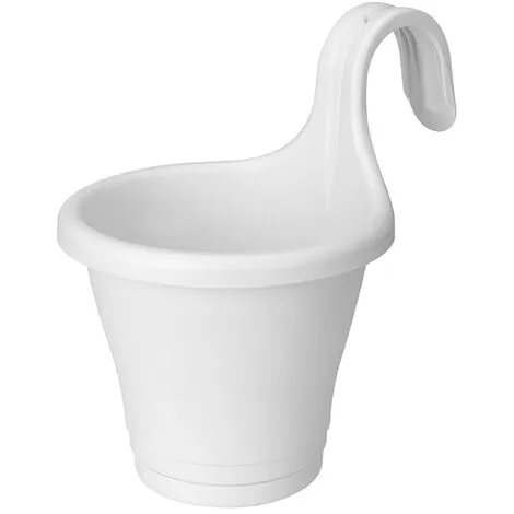 Balconnière Corsica Simple - Ø 19 X H.26 Cm - Blanc - Elho - Blanc 1 Balconnière Corsica Simple - Ø 19 X H.26 Cm - Blanc - Elho - Blanc