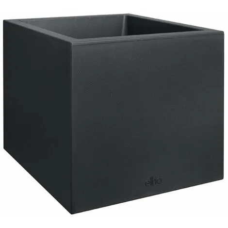 Jardinière Carré En Plastique 40 X 40 Cm Elho Vivo Next Square Noir - Noir 2 Jardinière Carré En Plastique 40 X 40 Cm Elho Vivo Next Square Noir - Noir – Image 2