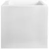 Jardinière Carré En Plastique 30 X 30 Cm Elho Vivo Next Square Blanc - Blanc