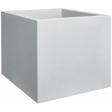 Jardinière Carré En Plastique 30 X 30 Cm Elho Vivo Next Square Ciment Clair - Gris 2 Jardinière Carré En Plastique 30 X 30 Cm Elho Vivo Next Square Ciment Clair - Gris – Image 2