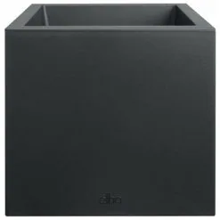 ELHO Soldes 23 Jardinière Carré En Plastique 30 X 30 Cm Elho Vivo Next Square Noir - Noir