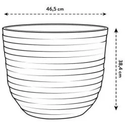 ELHO Fuente Rings Rond 47 Onyx Noir -ELHO Soldes 60107399 4